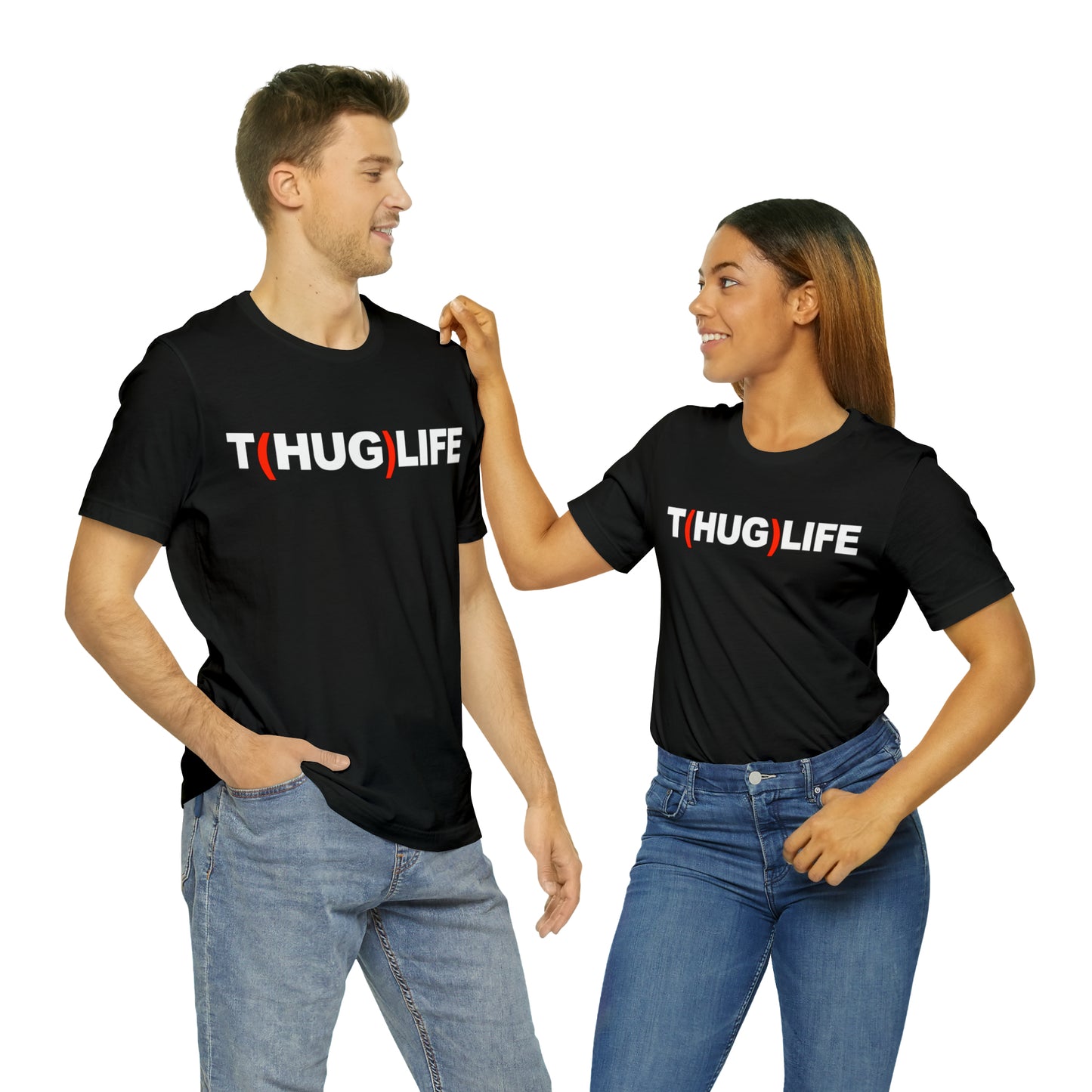 T(HUG) LIFE Unisex Jersey Short Sleeve Tee